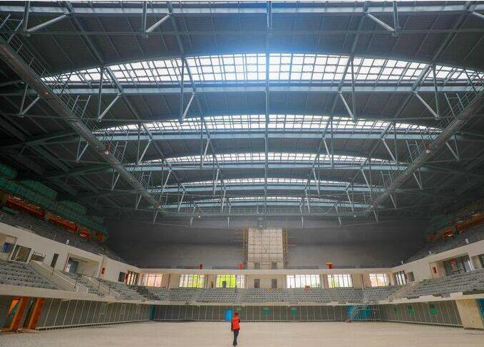 重庆长江大学体育场采光工程 PC阳光板